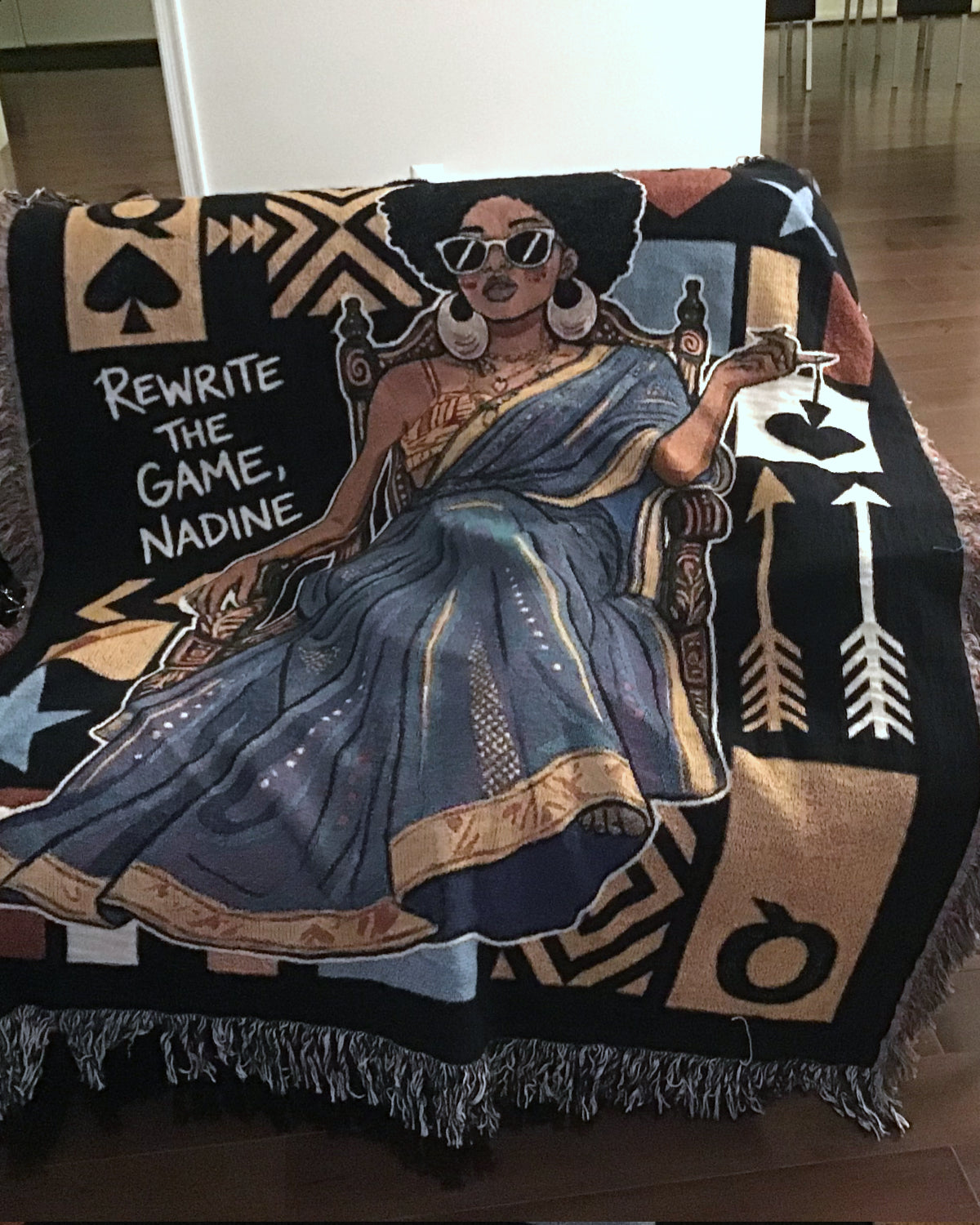 Go Get it — A Personalized Woven Blanket