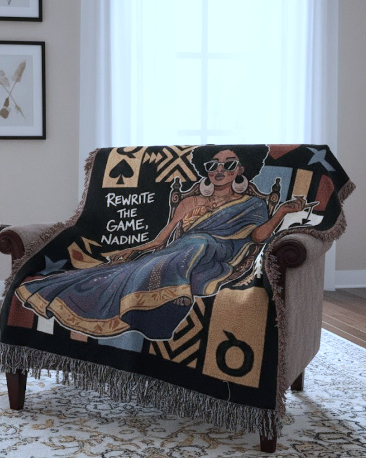 Go Get it — A Personalized Woven Blanket