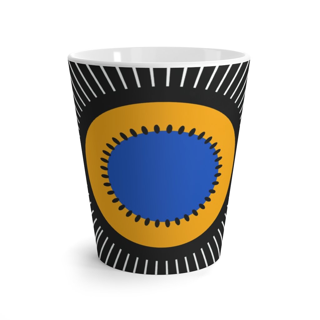 African Print Mugs (Set of 4) | African Wax Print Fabric Inspired