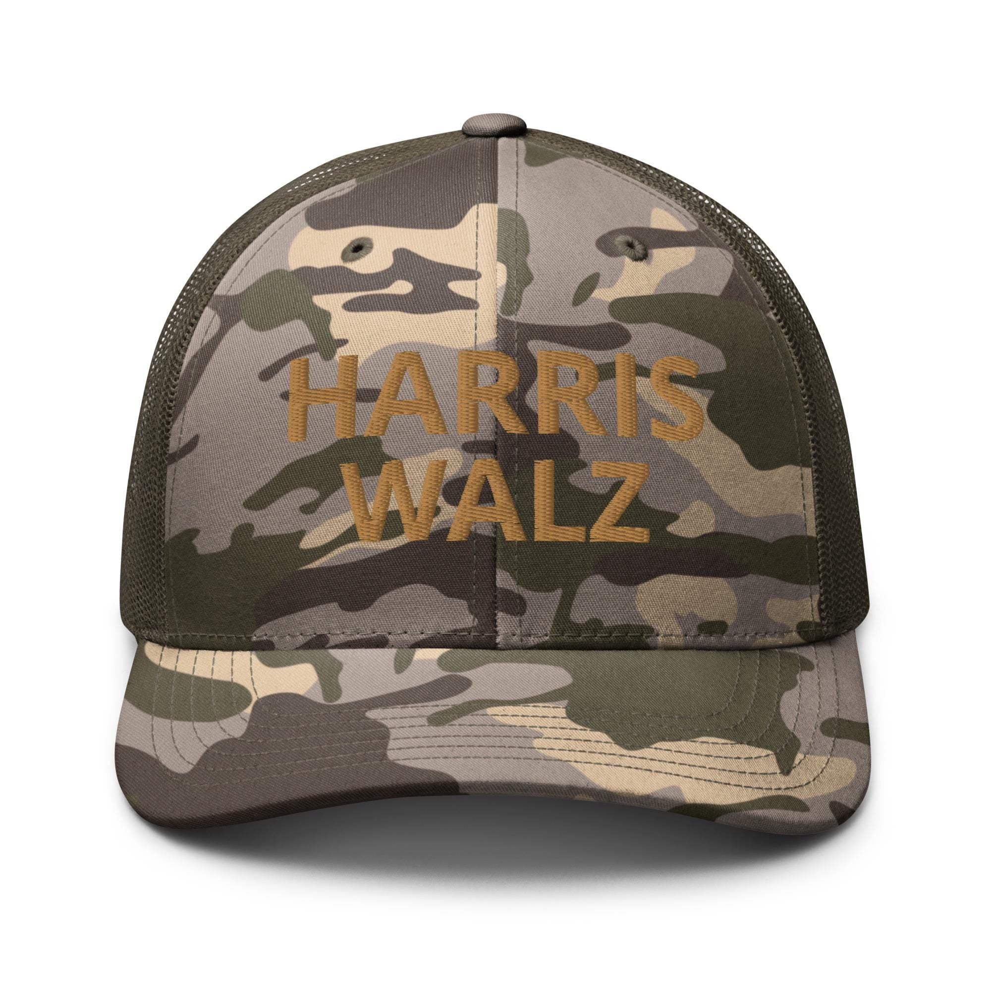 Harris Walz Hat Camo Hat Harris Walz Camo Hat Harris for President Tim Walz Hat Black Owned Shops