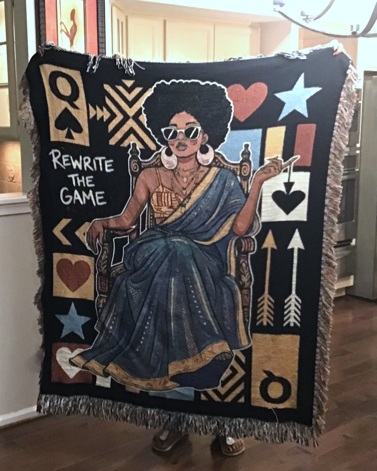 Go Get it — A Personalized Woven Blanket
