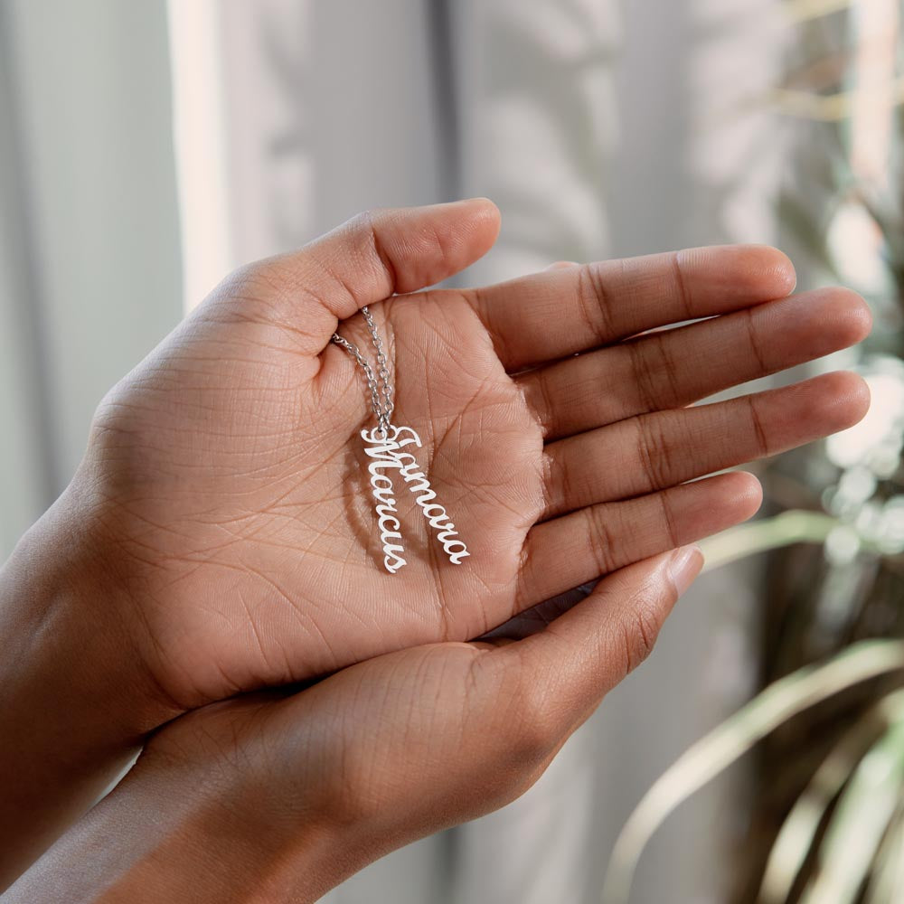 Find Your Tribe Multi Name Necklace | Minimalist Gold Plated Necklace