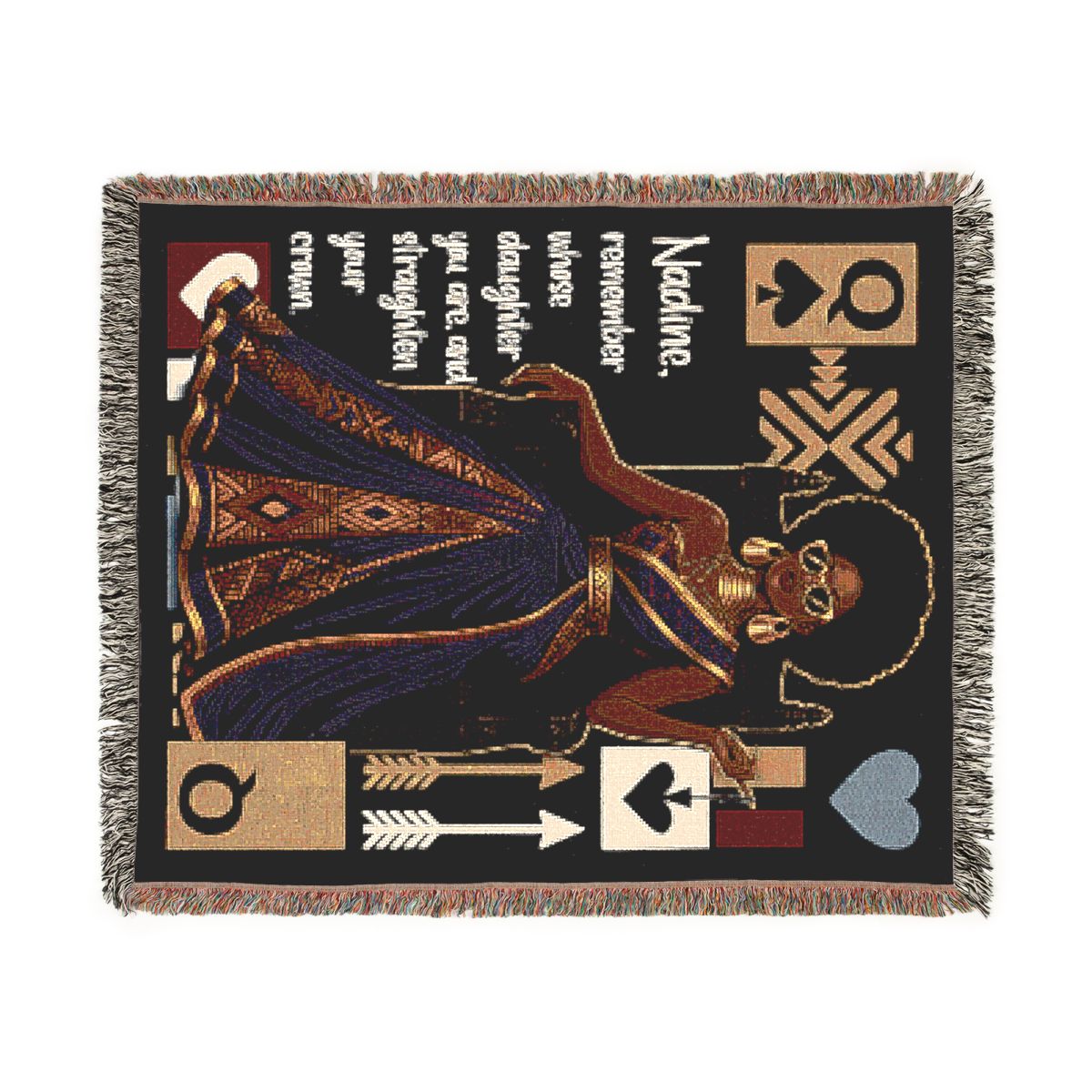 Love Notes to a Black Queen — Personalized Blanket