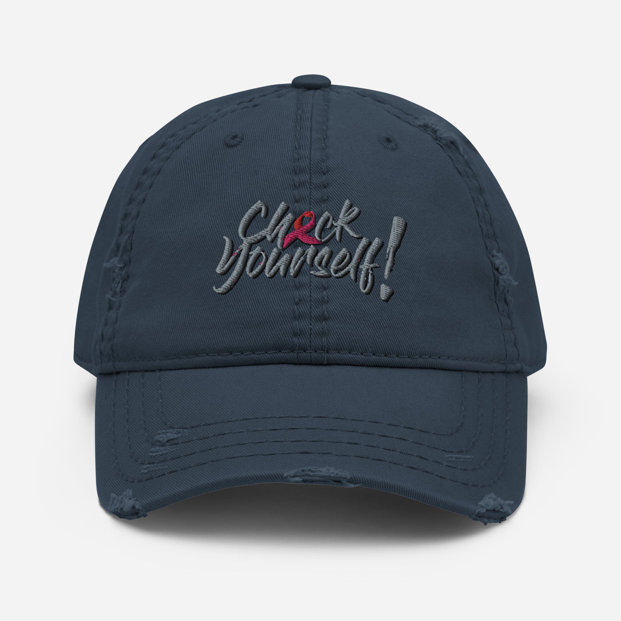 Check Yourself - Vintage Distressed Cap